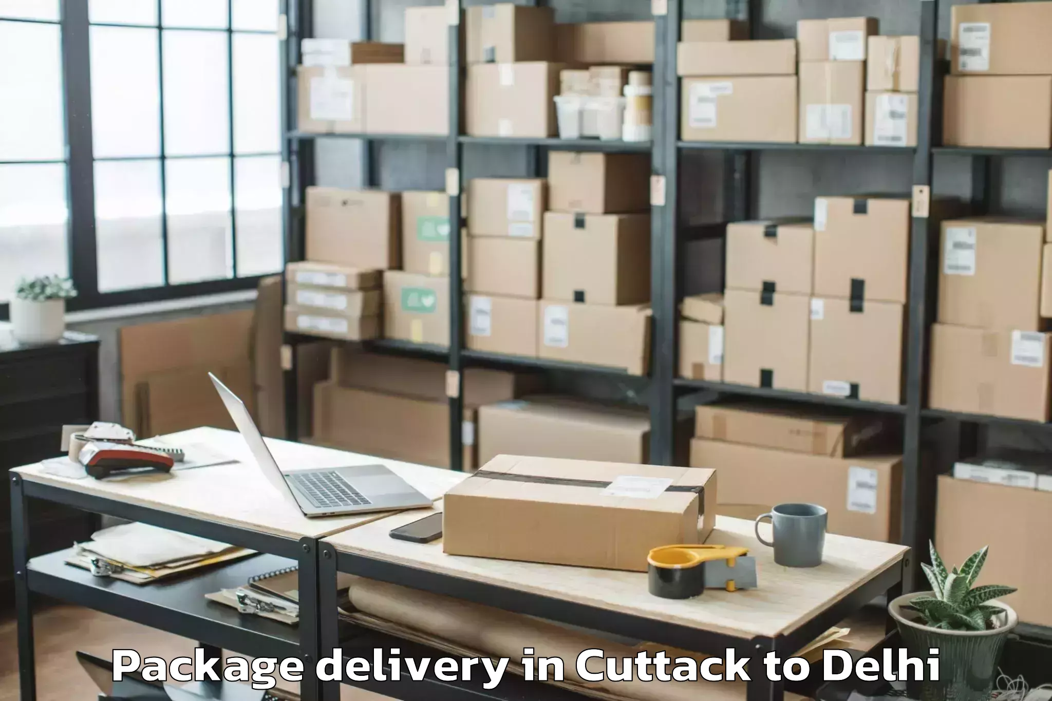 Cuttack to University Of Delhi New Delhi Package Delivery Booking